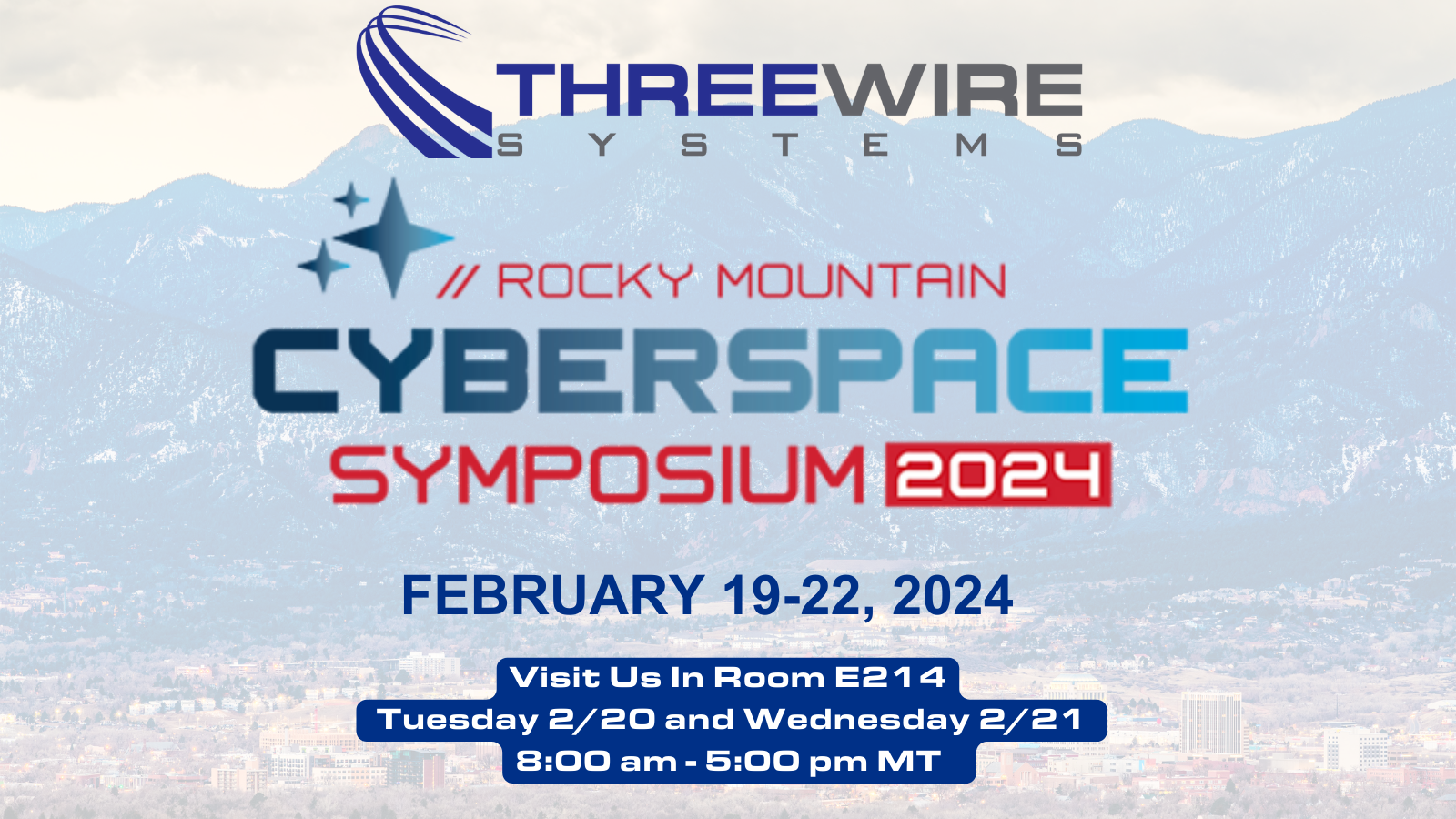 Join us at Rocky Mountain Cyber Symposium 2024!